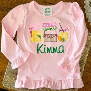 Long sleeve embroidered shirt